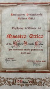 Premio Maestro ottico Pianeta Occhio Roma