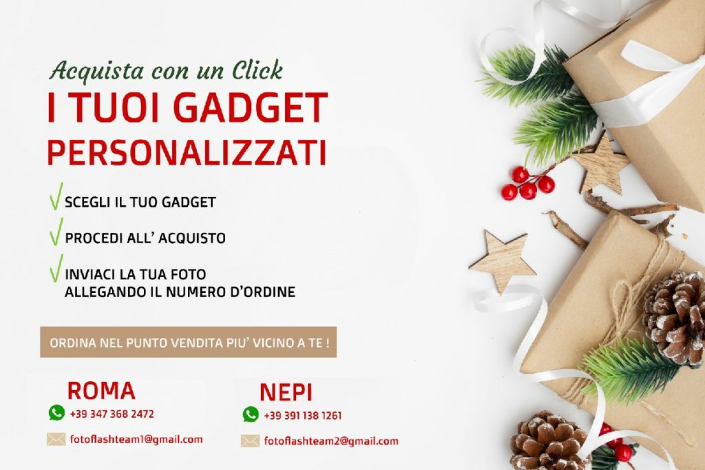 Acquistare Foto gadget personalizzati vendita online Fotoflashteam Pianeta Occhio Roma